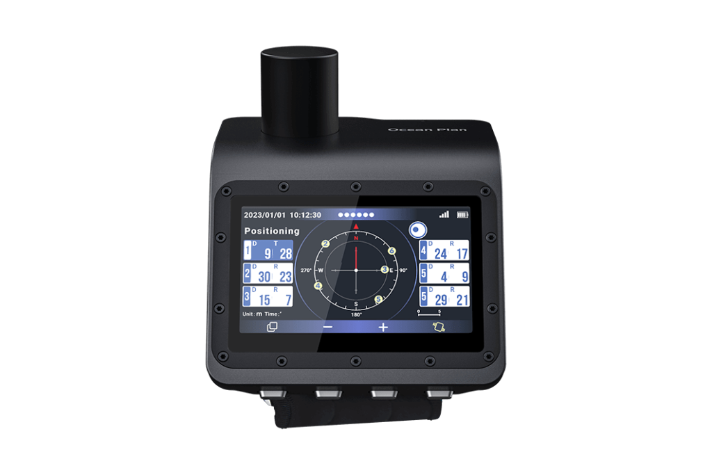 dive computer front view