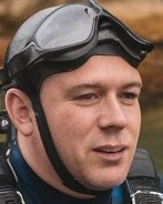 face of diver